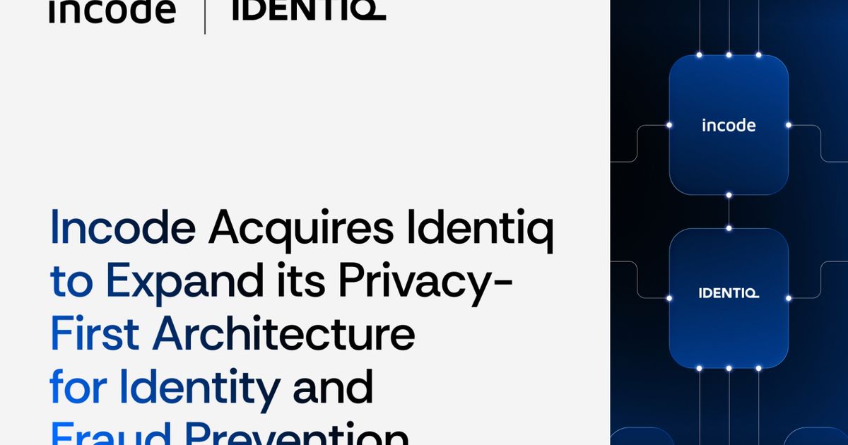 Tyler Central Pro Incode Incode adquirió Identiq e invertirá US$ 100 millones en… | Revista Mercado